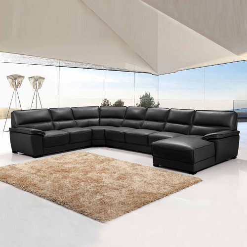 7 seater leather deals lounge